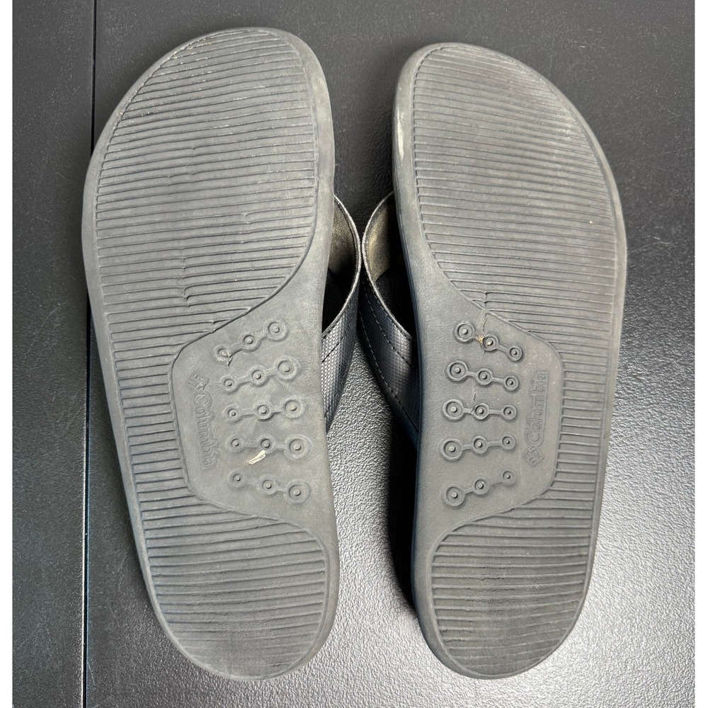Columbia Mens Black Flip Flop Sandals Water Shoes YM5336-010 Size 12 - Picture 6 of 8